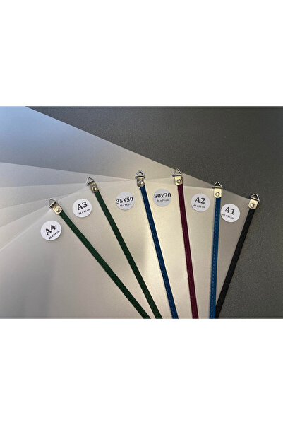 Şemse Askı Aparatlı 35x50 Eser Koruma Dosyası Yatay Mat 40x55cm-1 Adet