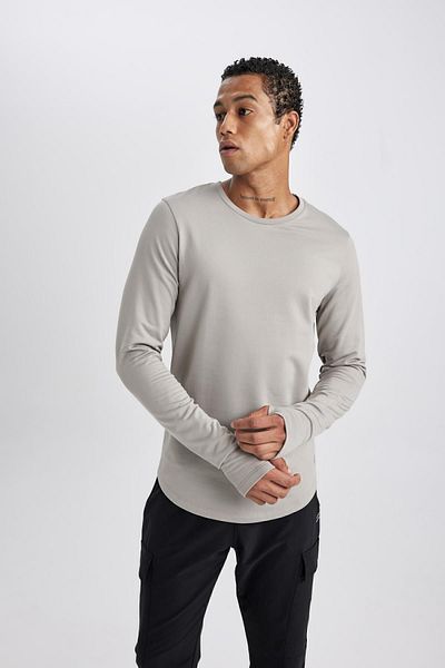 DeFacto Fit Slim Fit Crew Neck Sports T-Shirt A3961ax23wn