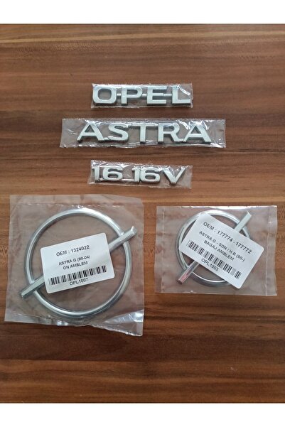 Passenger Car Oto Yedek Parça Opel Astra 1.6_16v Bagaj Yazısı Ön ve Arka Arma...