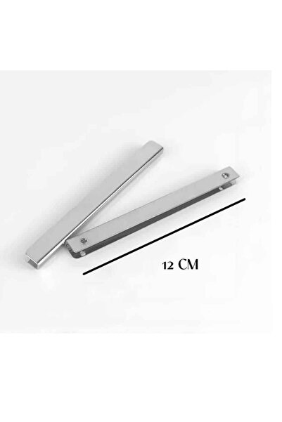 Ritzz Çanta Kapak Çıtası 12 CM (Adet) - Gümüş