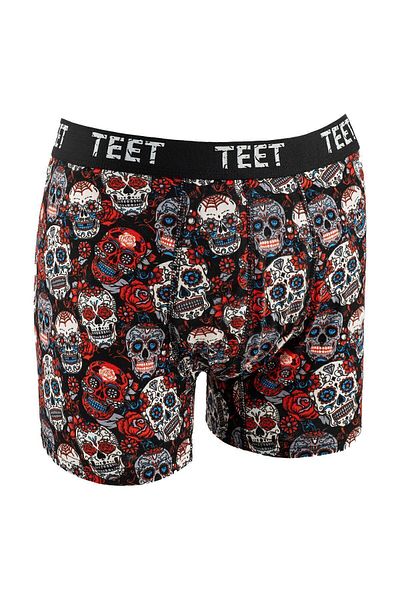 TEET Ανδρικό Boxer Premium Σετ 4 τεμαχίων - Δώρο από βαμβάκι και σχέδιο