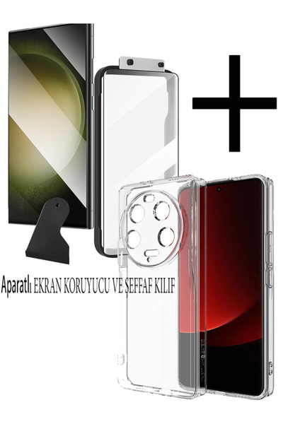 Nezih Case Xiaomi Mi 13 Ultra Uyumlu Kolay Uygulama Aparatlı Easy Body Ekran ...