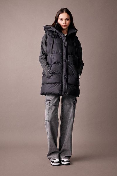 DeFacto Hooded Water Repellent Puffer Vest - Regular Fit A5025ax23au