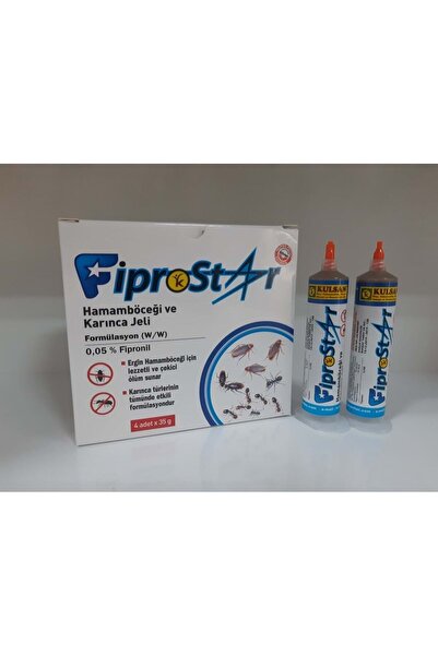 Külsan Fiprostar Hamam Böceği ve Karınca Jeli - 35 gr 4 Adet Şırınga Jel