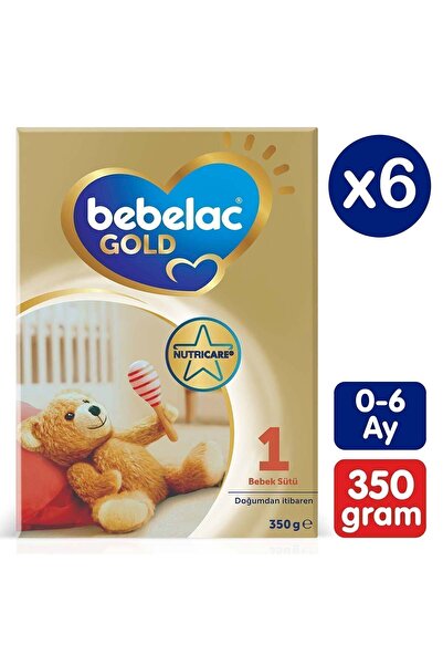 Bebelac GOLD 1 BEBEK SÜTÜ 6X350 G 0-6 AY AVANTAJ PAKET