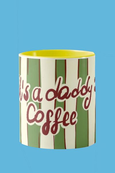 Hello Melody Design Hello Melody "Daddy's Coffee" Mug - 9.5x8 cm, Original Design, Digital Print