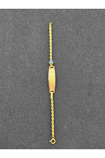 RAVZA KUYUMCULUK Bebek Altin Künye Unisex Halat 1,25 gram