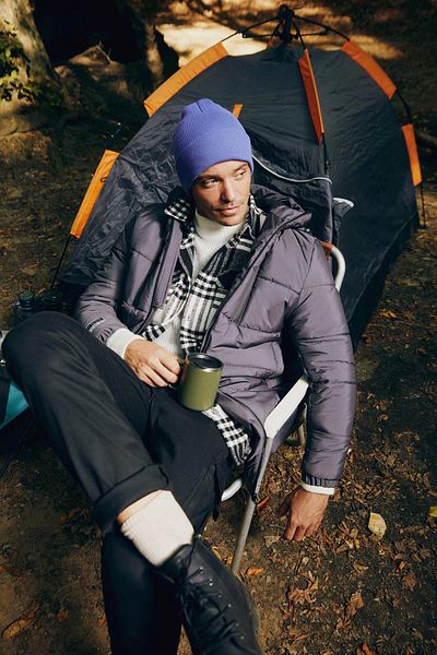 DeFacto Hosszú pehelykabát Parka - vízálló, kapucnis, nyomtatott U3261az22cw