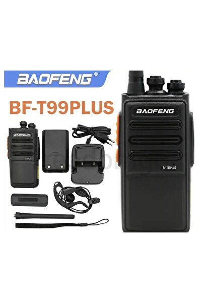 BAOFENG Tekli T-99 Plus Pmr El Telsizi Siyah