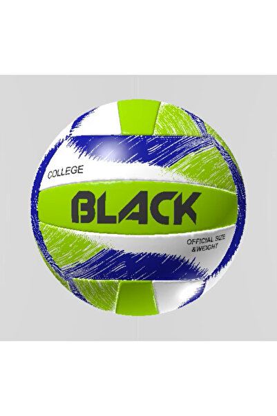 BLACK College No 5 Voleybol Topu - 4 Katmanlı - 265 Gram - 18 Parça - El Diki...