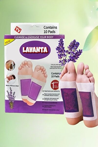 Uniquem Toksin Atmaya Yardımcı Lavanta Esanslı Ayak Detoks Bandı