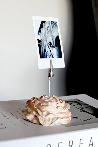 The Craft Thor Concrete Peony Note and Photo Holder
