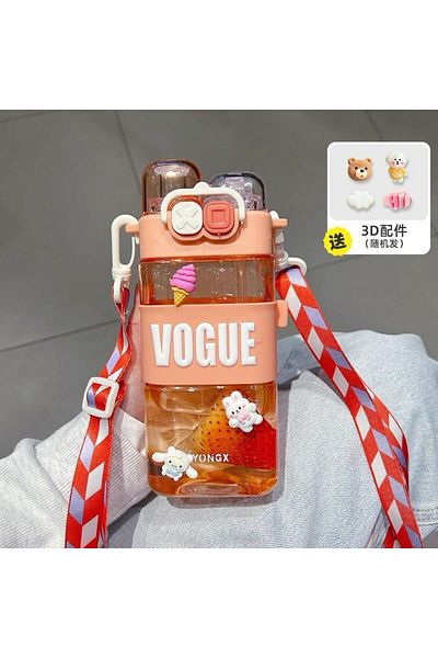 AYGÖREN HOME Water Bottle Water Bottle 900 ml Bpa Free Water Bottle Children's School Water Bottle