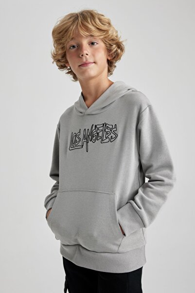 DeFacto Silná chlapecká mikina s kapucí - B0051A823Wn