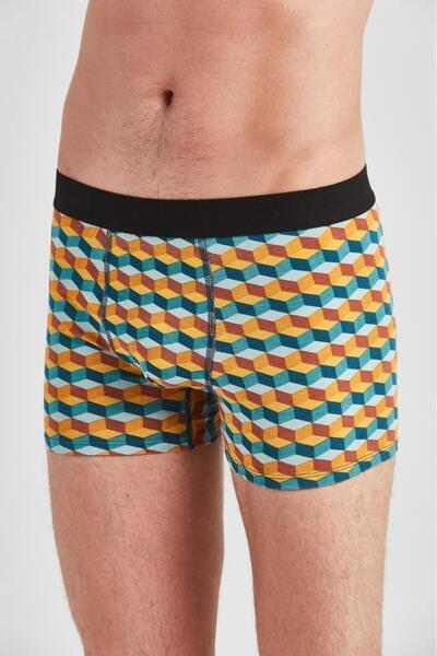 Bolero Renkli Erkek Boxer Cube