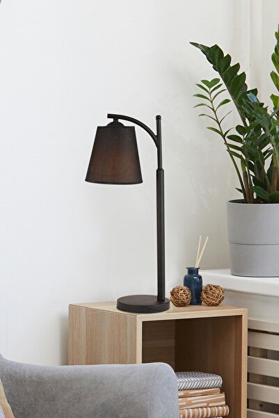 Apliqa Enjoy Siyah Retro Şapkalı Modern Tasarım Retro Abajur