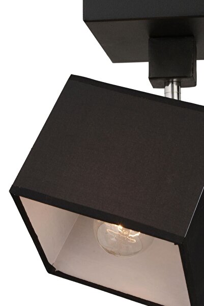 Apliqa Grande 2Li Siyah Modern Koridor Mutfak Salon Plafonyer Avize