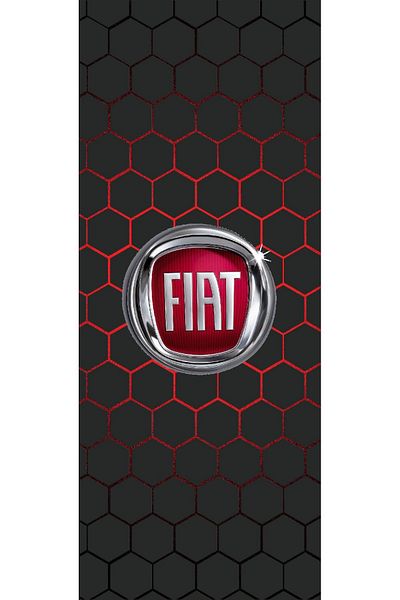 TKY Fiat Colorful Printed Hooded Foil (Set of 2)