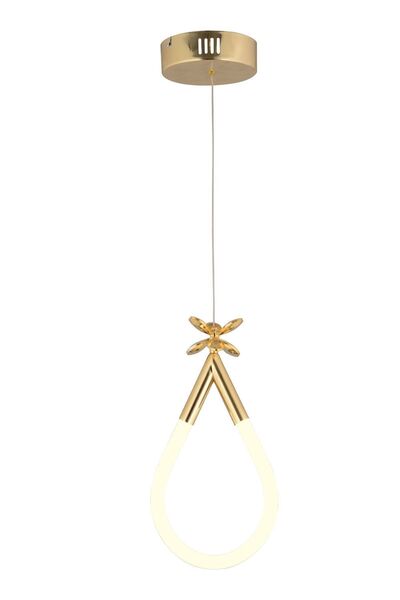 Apliqa Vojens Tekli Gold Ledli Kelebek Detaylı Modern Koridor, Yatak Odası Salon Sarkıt Led Avize