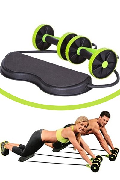 Jet Revoflex Multiflex Tekerlekli Lastikli Egzersiz Aleti Mekik Sehpası Egzersiz Tekerleği Spor Aleti