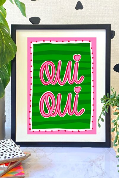 Hello Melody Design Baskı Koleksiyonundan "QUI QUI" Baskısı - French Koleksiy...