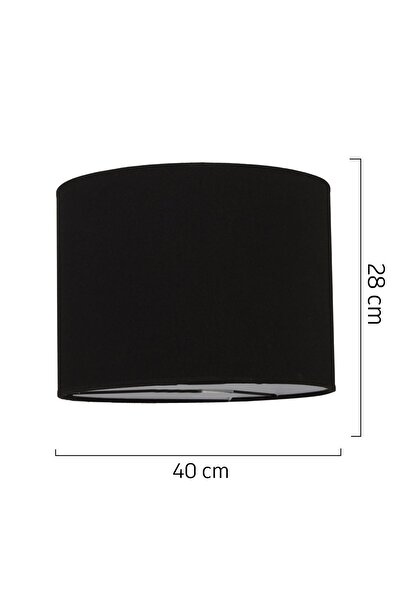 Apliqa Siyah Kumaş Dokulu Lambader Şapkası