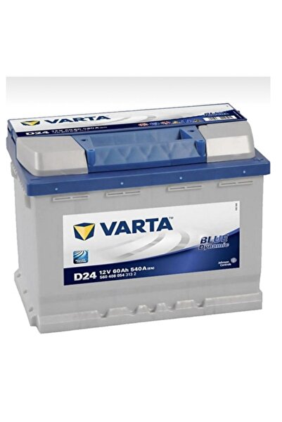 Varta D24 12v 60 Ah Amper 540a En Akü Üretim:2025