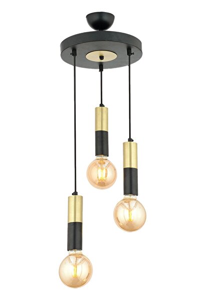 Apliqa Miranda 3Lü Sarkıt Eskitme Sarkıt Modern Genç Odası Mutfak Salon Sarkıt Avize