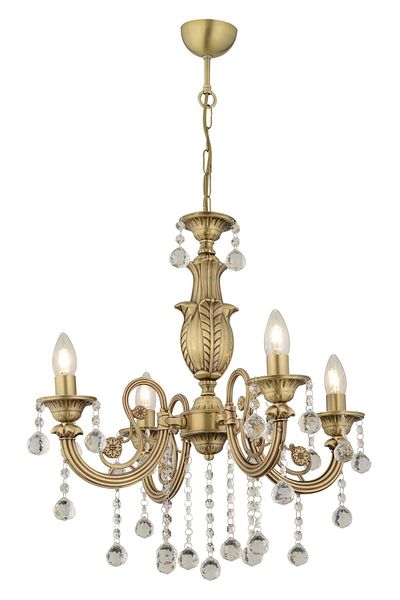 Apliqa Beyza 4 Arm Antique Cast Modern Bedroom Kitchen Living Room Chandelier