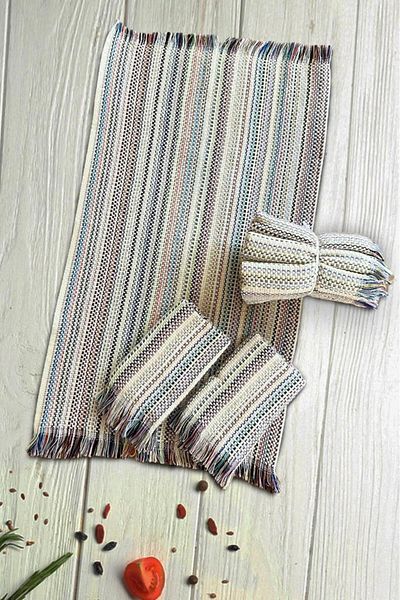 Miabella Home Set prosoape de bucatarie din 3 piese - Absorbant mare de apa si Uscare rapida, 30x50 Cm