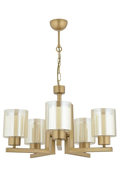 Apliqa Tisse 5 Li Eskitme Boyalı Çift Camlı Modern Genç Odası Yatak Odası Salon Avize