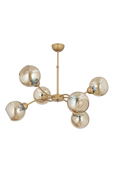 Apliqa Ecvet 6Lı Eskitme Modern Oturma Odası Yatak odası Salon Avize