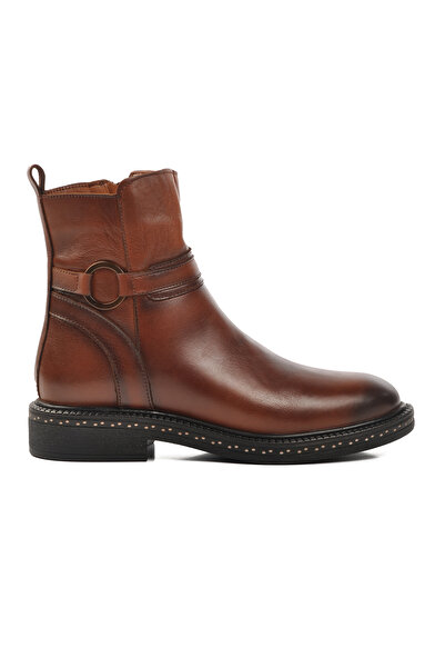 Voyager 9856 Taba İçi Kürklü Hakiki Deri Kadın Bot