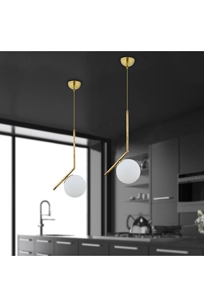 Apliqa Sara Single Antique 2-Piece Modern Design Bedroom Living Room Chandelier 2 Piece Pendant Lamp Set