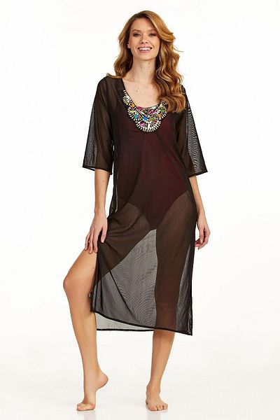 Argento Long Caftan Pareo - Accessory Design