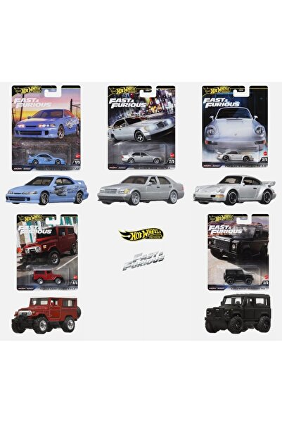 HOT WHEELS HOTWHEELS PREMİUM HNW46 5 Lİ SET 2024 FAST&FURİOUS