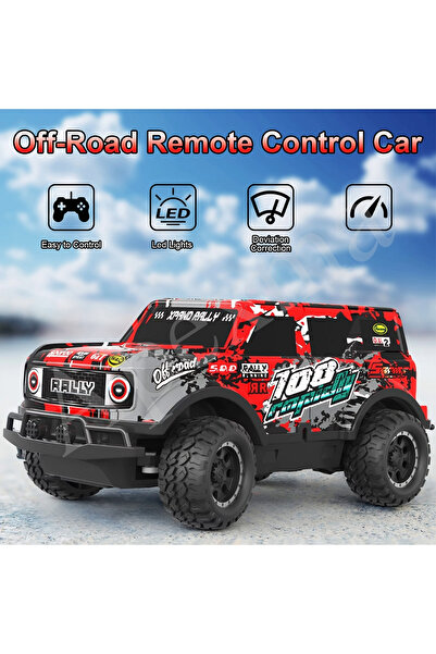 welcomein Full Fonksiyon Led Işıklı Gövde 1:20 Off Road Şarjlı Rc Uzaktan Kumandalı Yarış Arabası