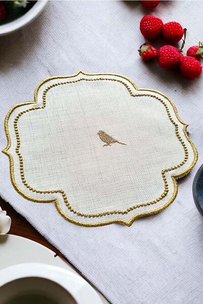 FLAWLESS HOME 2'li Kahve Sunum Peçete | Kahve Yanı Peçetesi | Bardak Altlığı