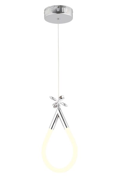 Apliqa Vojens Tekli Krom Ledli Kelebek Detaylı Modern Koridor, Yatak Odası Salon Sarkıt Led Avize