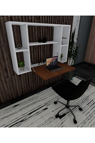 CZN AHŞAP Dekoratif Katlanır Çalışma Ve Bilgisayar Masası