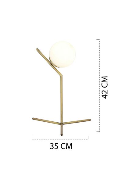 Apliqa Sara Eskitme Masa Lambası Yatak Odası Salon Abajur