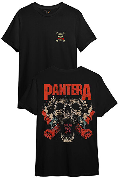 WİDİ Müzik Grubu Pantera Göğüs Ve Sırt Baskılı Mouth For War Regular Fit %100...