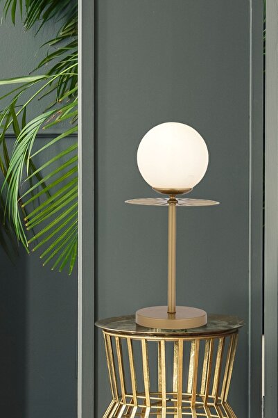 Apliqa Rakes Eskitme boyalı Abajur Salon-Yatak Odası Modern Tasarım Masa Lambası