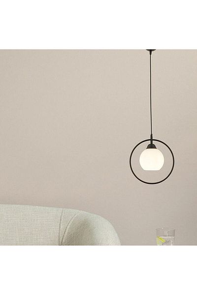 Apliqa Geo Glass Circle Pendant Lamp Modern Sports Young Room Living Room Chandelier