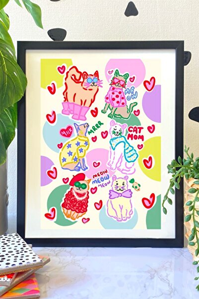 Hello Melody Design Εκτύπωση "CAT MOM " από την συλλογή Print Collection - Με...