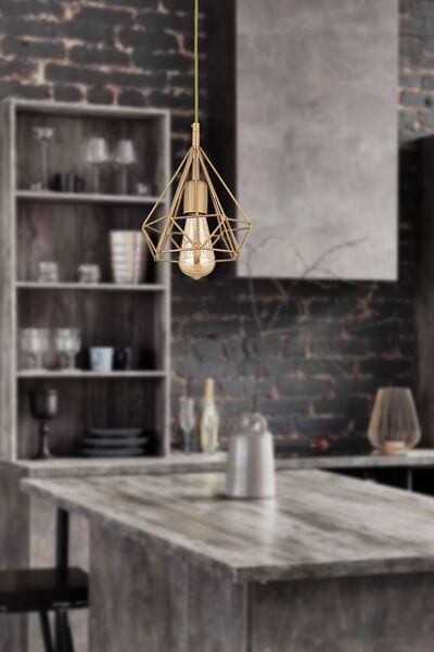 Apliqa Bien Tekli Eskitme Modern Sarkıt Mutfak Salon Sarkıt Avize