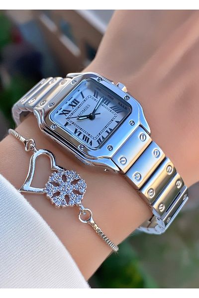 Homies Silver Color Waterproof Women's Wristwatch - Bracelet 0850hms011281