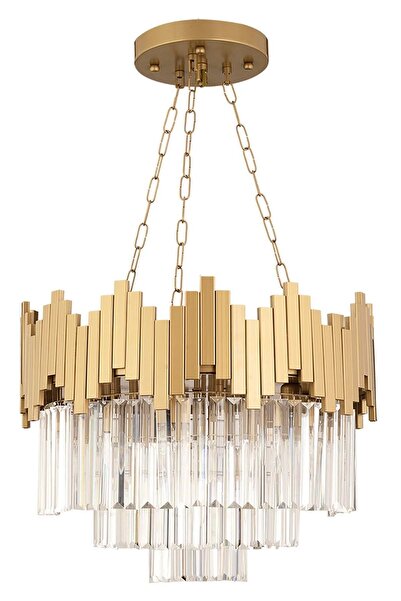 Apliqa Navona Eskitme Kristalli, Taşlı Modern Tasarım Kristal Salon Avize