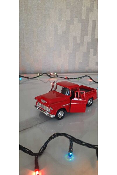 Welly Metal 1:32 Chevrolet Stepsıde Çek Bırak Kırmızı