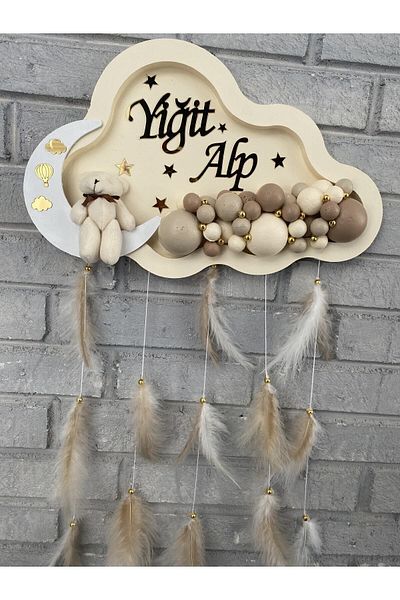 NeşeliAtölyem Στολίδι πόρτας Bubble Cloud
